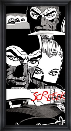 Framed Diabolik &amp; Eva I Print