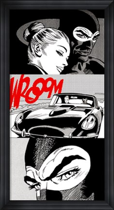 Framed Diabolik &amp; Eva II Print