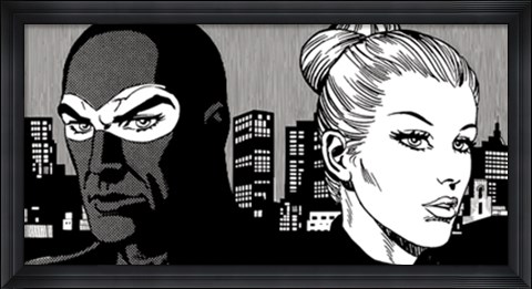 Framed Insieme (Diabolik &amp; Eva Kant) Print
