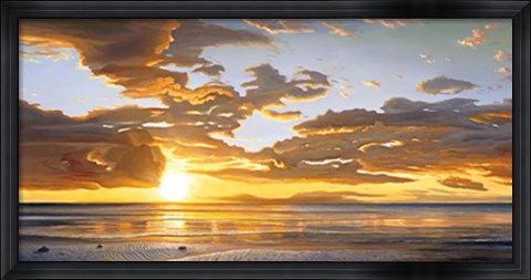 Framed At sundown Print
