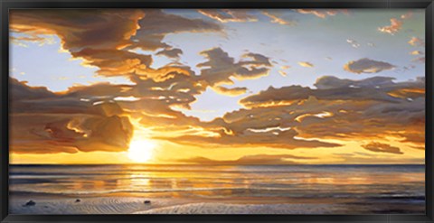 Framed At sundown Print