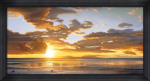 Framed At sundown Print
