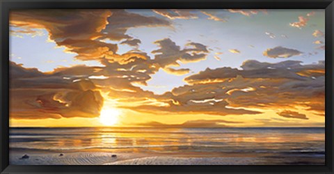Framed At sundown Print