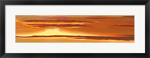 Framed Sunset on the Water Print