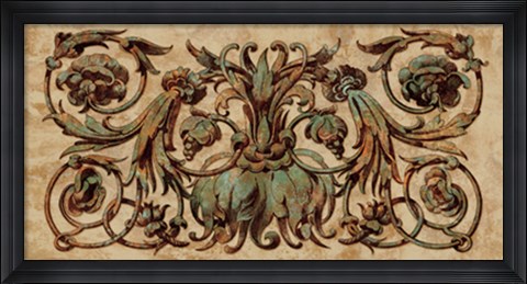 Framed Patina I Print