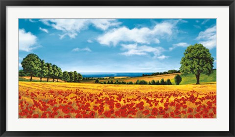 Framed Prospettive sul mare Print