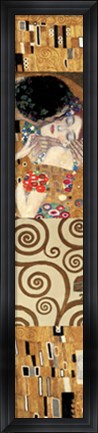 Framed Klimt Panel II (The Kiss) Print