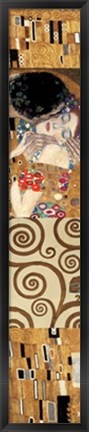 Framed Klimt Panel II (The Kiss) Print