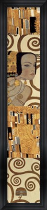 Framed Klimt Panel III (Expectation) Print