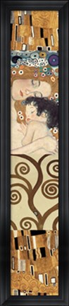 Framed Klimt Panel IV (Mother and Child) Print