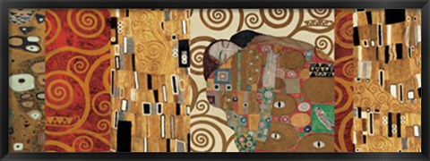 Framed Klimt Deco (Fulfillment) Print