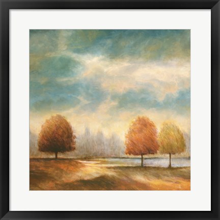 Framed Light and Shadows I Print
