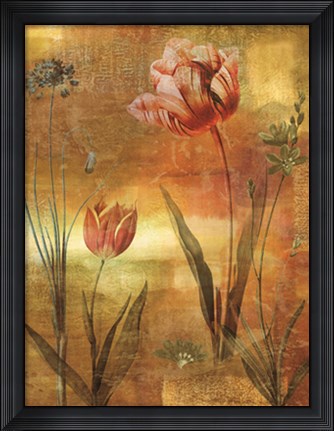 Framed Tulip Garden II Print
