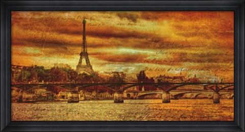 Framed Remembering Paris Print