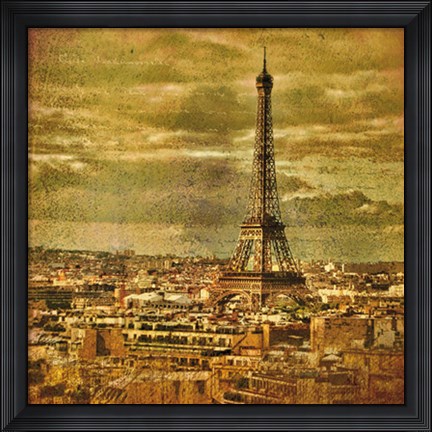Framed Letters from Paris Print