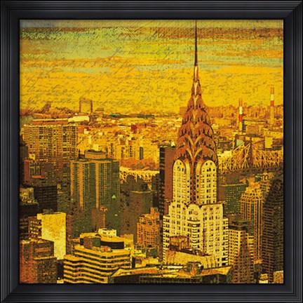 Framed Letters from New York Print