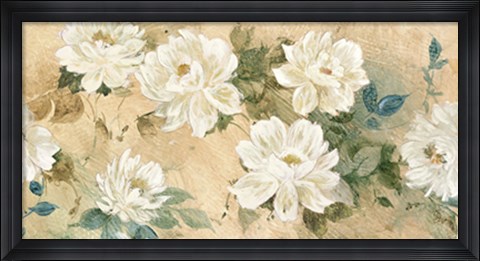 Framed White Petals Print