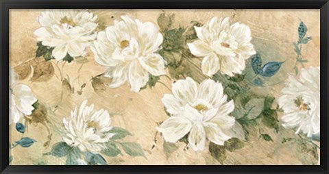 Framed White Petals Print