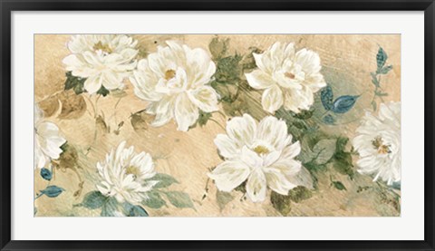 Framed White Petals Print