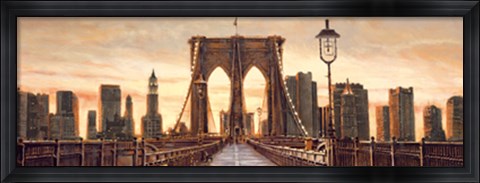 Framed Manhattan Evening Print
