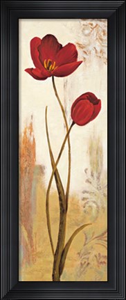 Framed Panneau tulipe Print