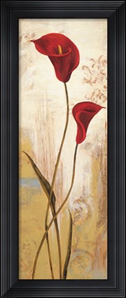 Framed Panneau calla Print