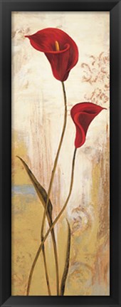 Framed Panneau calla Print