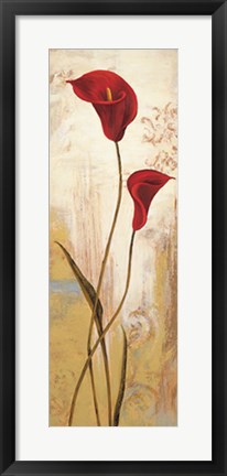 Framed Panneau calla Print