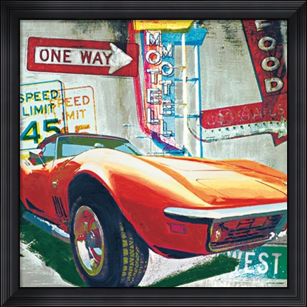 Framed Going West Print