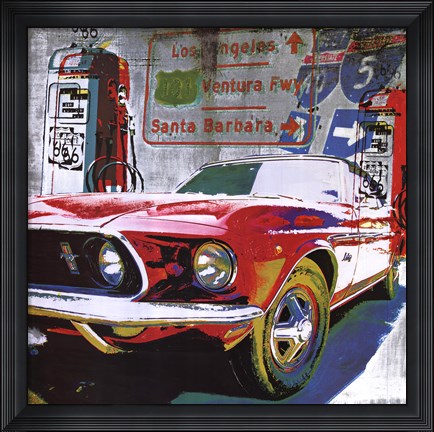Framed Ventura Freeway Print