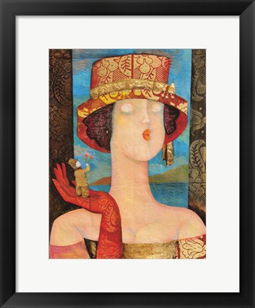 Framed La dea dell&#39;amore Print