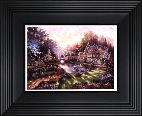 Framed Morning Glory Print