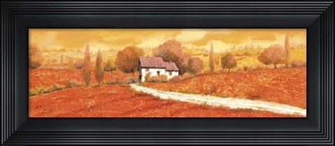 Framed Rosso Papavero Print
