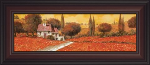 Framed Fuoco Di Toscana Print