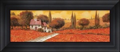 Framed Fuoco Di Toscana Print