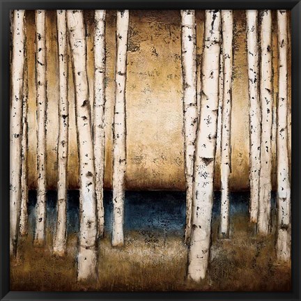 Framed Birch Landing Print