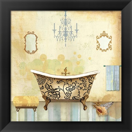 Framed Salle De Bain II Print