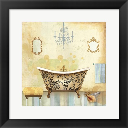 Framed Salle De Bain II Print