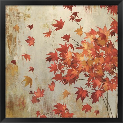 Framed Crimson Foliage Print