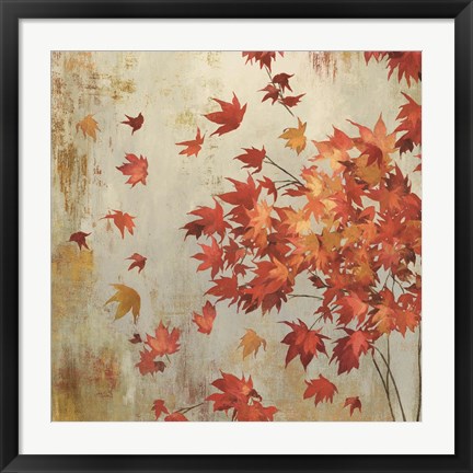 Framed Crimson Foliage Print