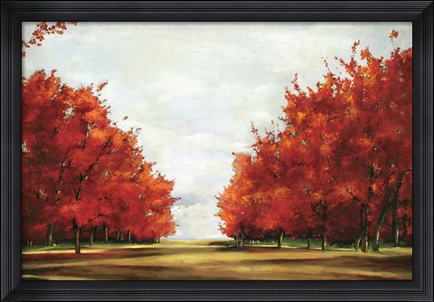 Framed Red Glory Print