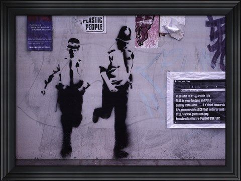 Framed Leg It! Print