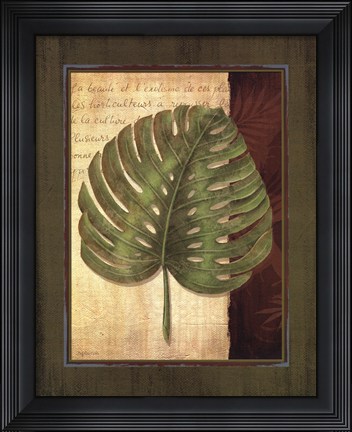 Framed Palm Tropical IV - grande Print