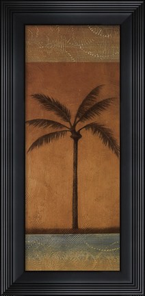 Framed Golden Palm I - mini Print