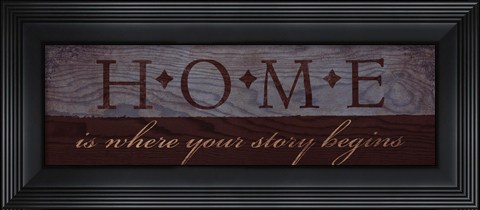 Framed Home Print
