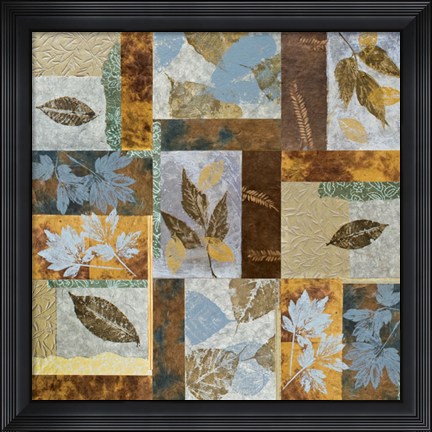 Framed Blue Fusion II Print