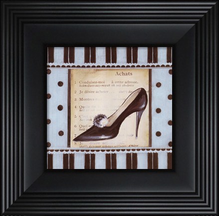 Framed Achats I - special Print