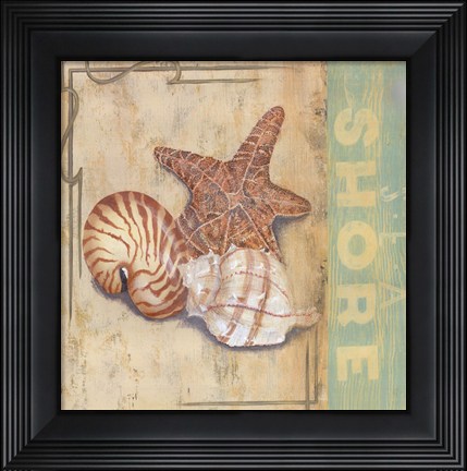 Framed Sea Shore Print