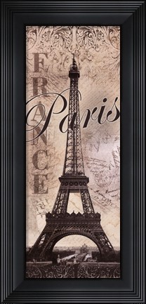 Framed Eiffel Tower Print