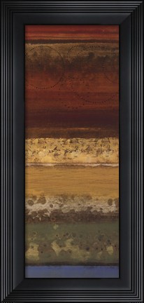 Framed Serrate I - mini Print